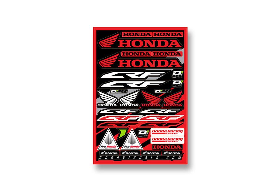 Honda CRF Decal Sheet